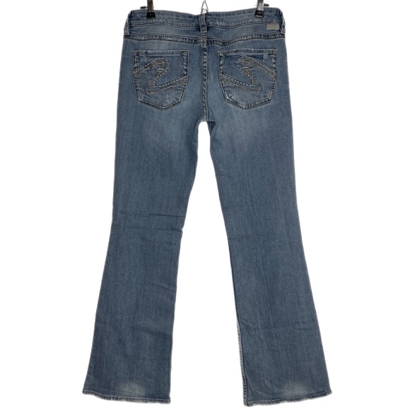 Silver Jeans Lola Bootcut Distressed Sz 29x33 - Picture 2 of 12